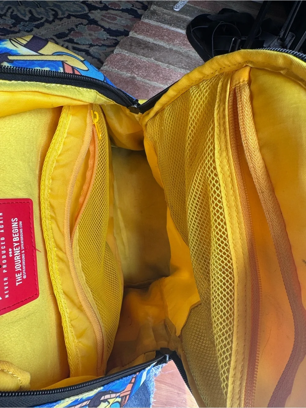 Sprayground Minion Banana Mayhem DLXR Backpack